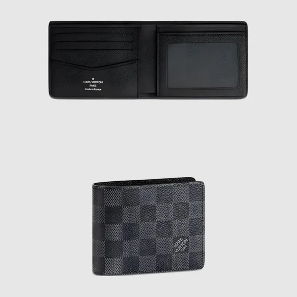 루이비통 슬렌더 아이디 월릿 다미에 그라파이트 캔버스 N64002
