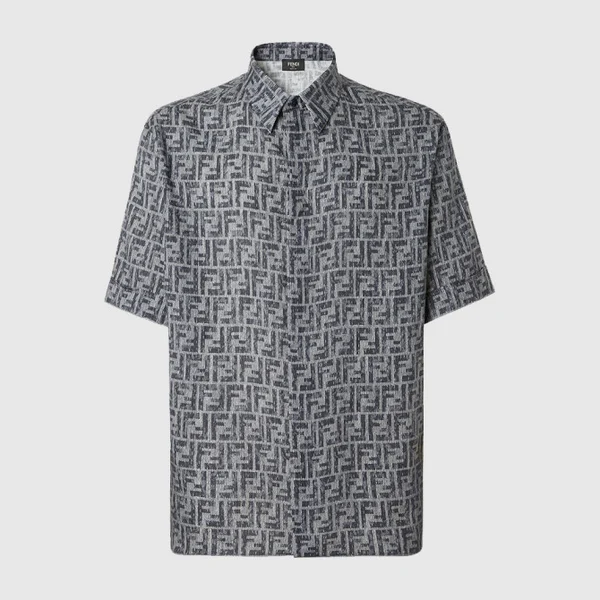 버버리 탑스티치 블루 FF 데님 셔츠 FS0795